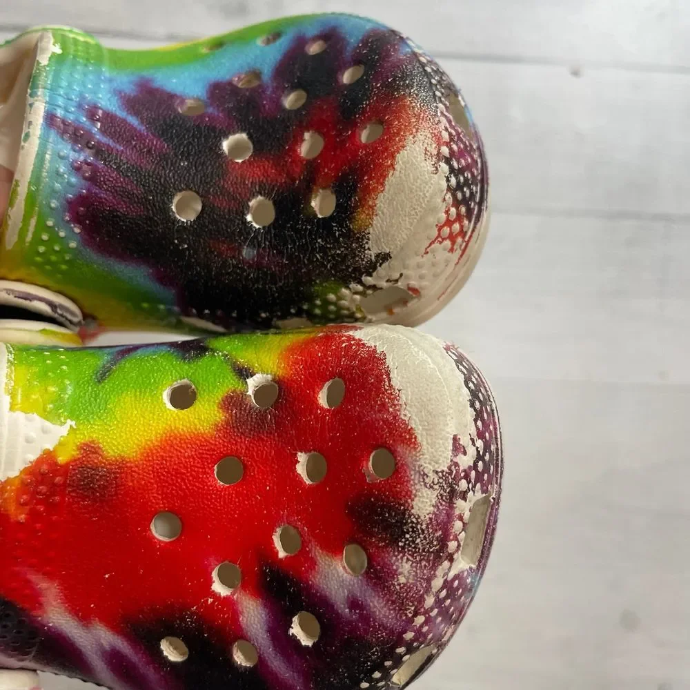 CROCS kids rainbow